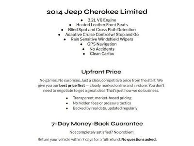 2014 Jeep Cherokee FWD 4dr Limited