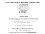 2020 Jeep Grand Cherokee Altitude 4x4