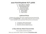 2021 Ford Explorer XLT 4WD