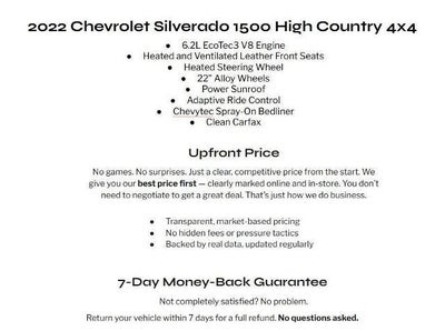 2022 Chevrolet Silverado 1500 4WD Crew Cab 147 High Country