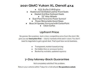 2021 GMC Yukon XL 4WD 4dr Denali