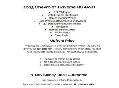2023 Chevrolet Traverse AWD 4dr RS