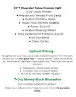 2017 Chevrolet Tahoe 4WD 4dr Premier