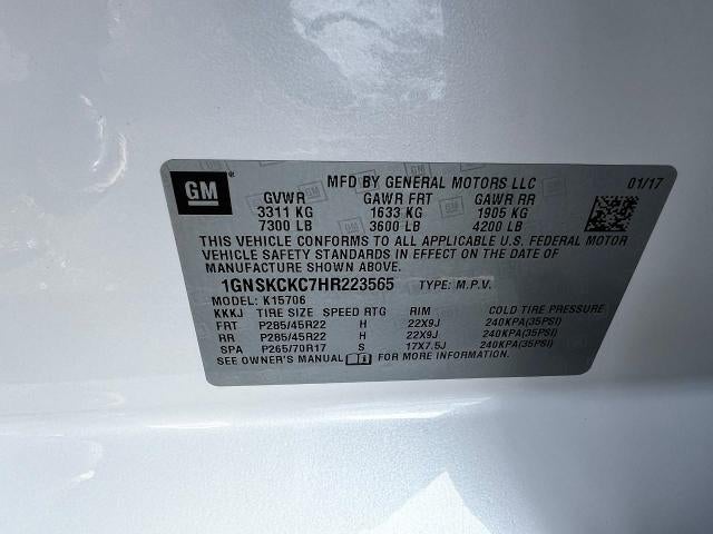 2017 Chevrolet Tahoe 4WD 4dr Premier