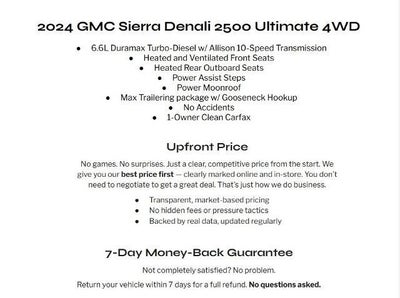 2024 GMC Sierra 2500 HD 4WD Crew Cab 159 Denali Ultimate