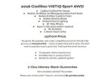 2026 Cadillac VISTIQ AWD 4dr Sport