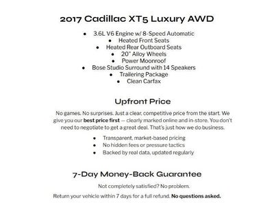 2017 Cadillac XT5 AWD 4dr Luxury