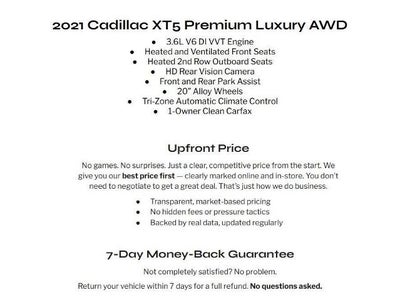 2021 Cadillac XT5 AWD 4dr Premium Luxury