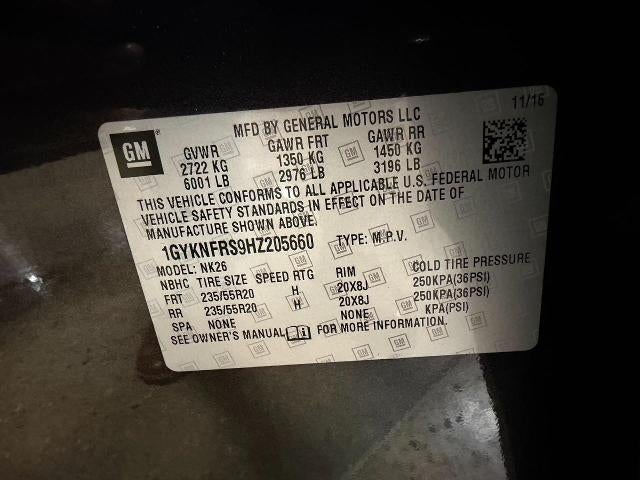 2017 Cadillac XT5 AWD 4dr Platinum