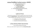 2024 Cadillac LYRIQ 4dr Luxury w/1SC