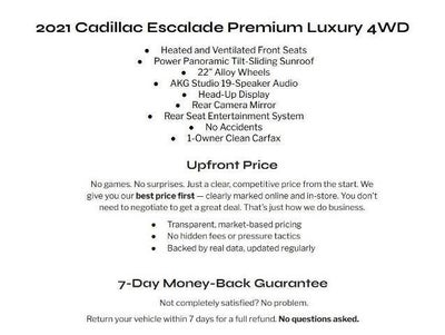 2021 Cadillac Escalade 4WD 4dr Premium Luxury