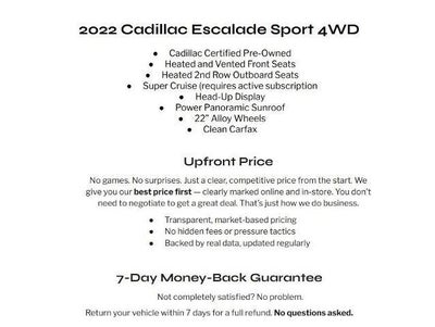 2022 Cadillac Escalade 4WD 4dr Sport