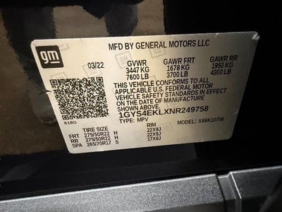 2022 Cadillac Escalade 4WD 4dr Sport