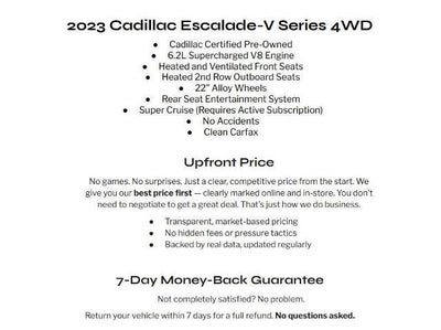 2023 Cadillac Escalade AWD 4dr V-Series