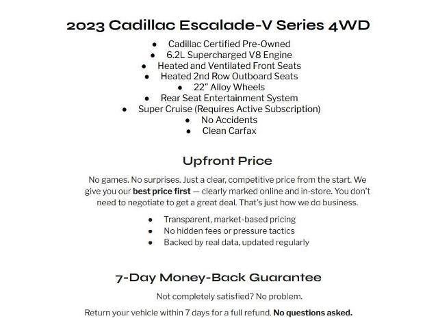 2023 Cadillac Escalade AWD 4dr V-Series