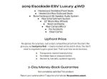 2019 Cadillac Escalade ESV 4WD 4dr Luxury