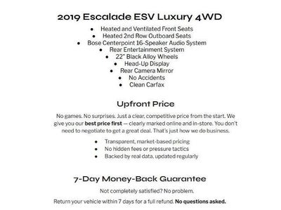 2019 Cadillac Escalade ESV 4WD 4dr Luxury