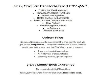 2024 Cadillac Escalade ESV 4WD 4dr Sport