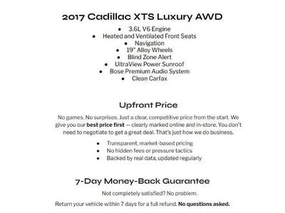 2017 Cadillac XTS 4dr Sdn Luxury AWD