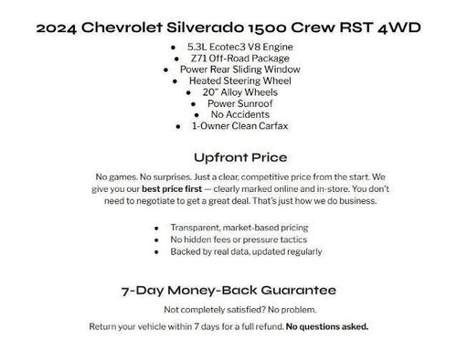 2024 Chevrolet Silverado 1500 4WD Crew Cab 147 RST