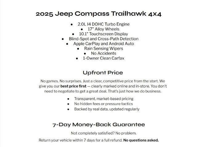 2025 Jeep Compass Trailhawk 4x4
