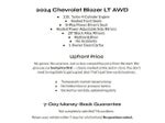 2024 Chevrolet Blazer AWD 4dr LT w/2LT