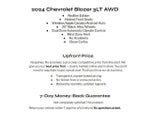 2024 Chevrolet Blazer AWD 4dr LT w/3LT