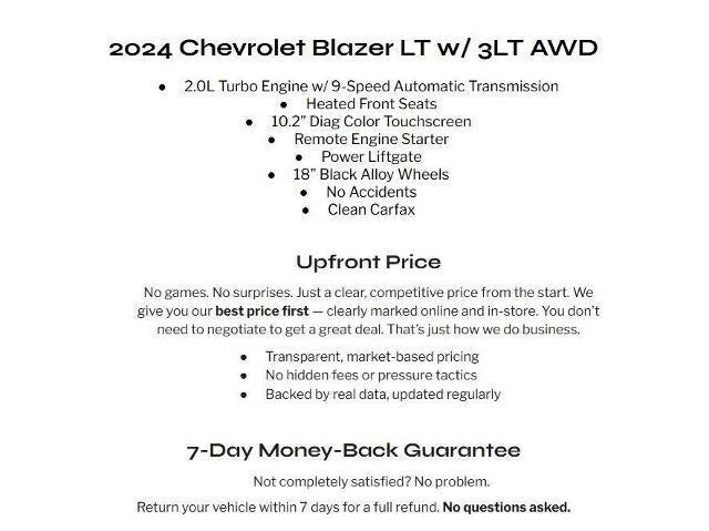 2024 Chevrolet Blazer AWD 4dr LT w/3LT