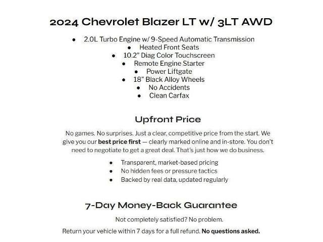 2024 Chevrolet Blazer AWD 4dr LT w/3LT