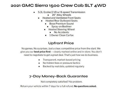2021 GMC Sierra 1500 4WD Crew Cab 147 SLT