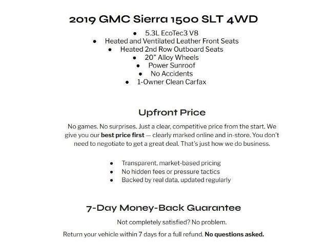 2019 GMC Sierra 1500 4WD Crew Cab 147 SLT