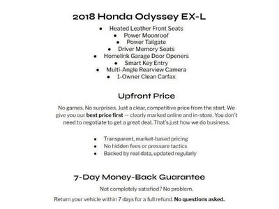 2018 Honda Odyssey EX-L Auto