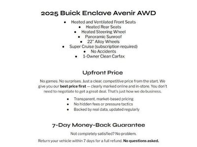 2025 Buick Enclave 4dr Avenir