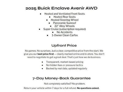 2025 Buick Enclave 4dr Avenir