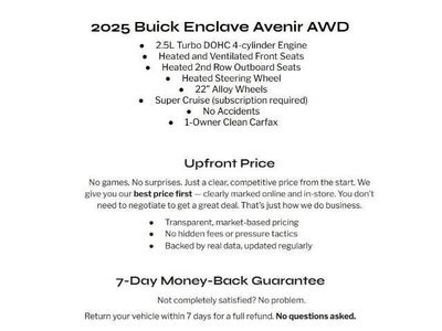 2025 Buick Enclave 4dr Avenir