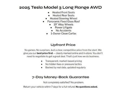 2025 Tesla Model 3 Long Range AWD