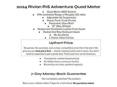 2024 RIVIAN R1S Adventure Quad-Motor Large Pack