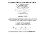 2023 Buick Envision FWD 4dr Essence