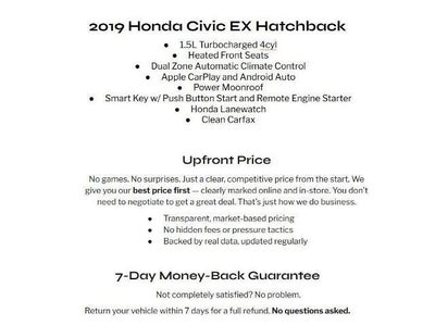 2019 Honda Civic Hatchback EX CVT
