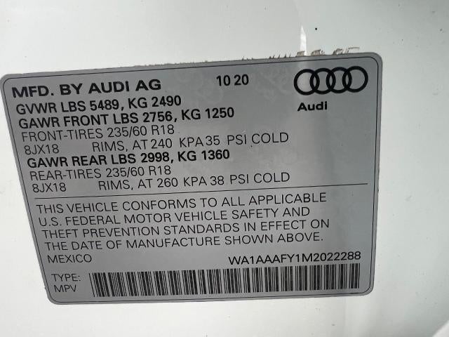 2021 Audi Q5 Premium 45 TFSI quattro