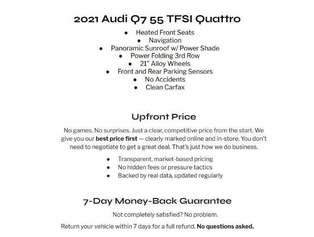2021 Audi Q7 Premium Plus 55 TFSI quattro