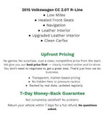 2015 Volkswagen CC 4dr Sdn DSG R-Line