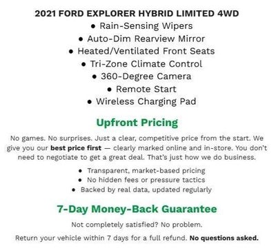 2021 Ford Explorer Limited 4WD