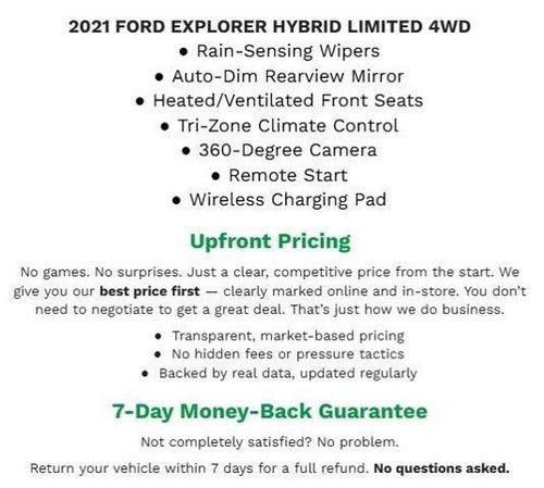 2021 Ford Explorer Limited 4WD