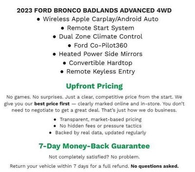 2023 Ford Bronco SPORT UTILITY