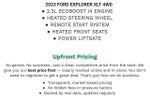 2023 Ford Explorer XLT 4WD