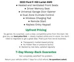 2022 Ford F-150 LARIAT 4WD SuperCrew 5.5' Box