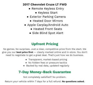 2017 Chevrolet Cruze 4dr Sdn 1.4L LT w/1SD