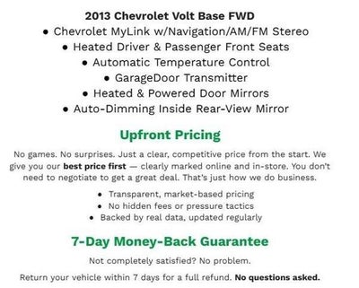 2013 Chevrolet Volt 5dr HB