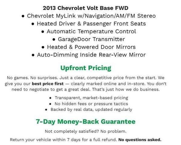 2013 Chevrolet Volt 5dr HB